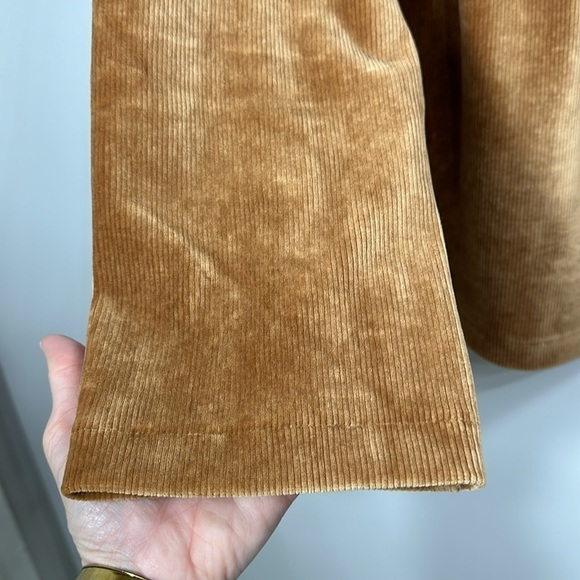 Madewell Texture & Thread corduroy swing top mustard color size XS. NWT. - Picture 8 of 9